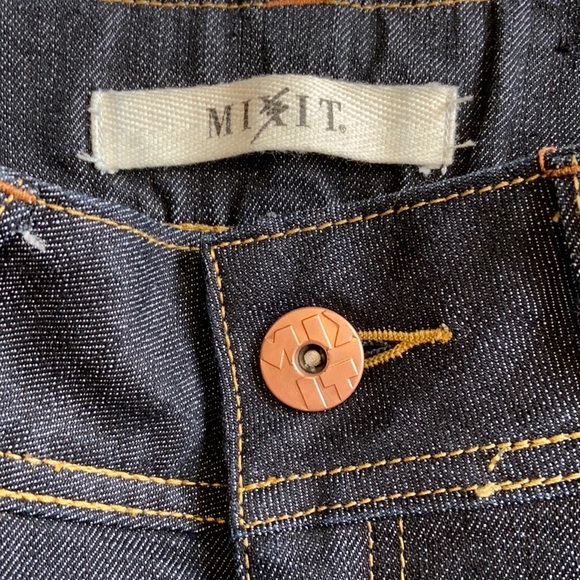 Mix It Dark Blue Boot Cut Jeans Size 6 - Picture 3 of 12